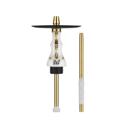 Alpha Hookah Mini Beat White Gold